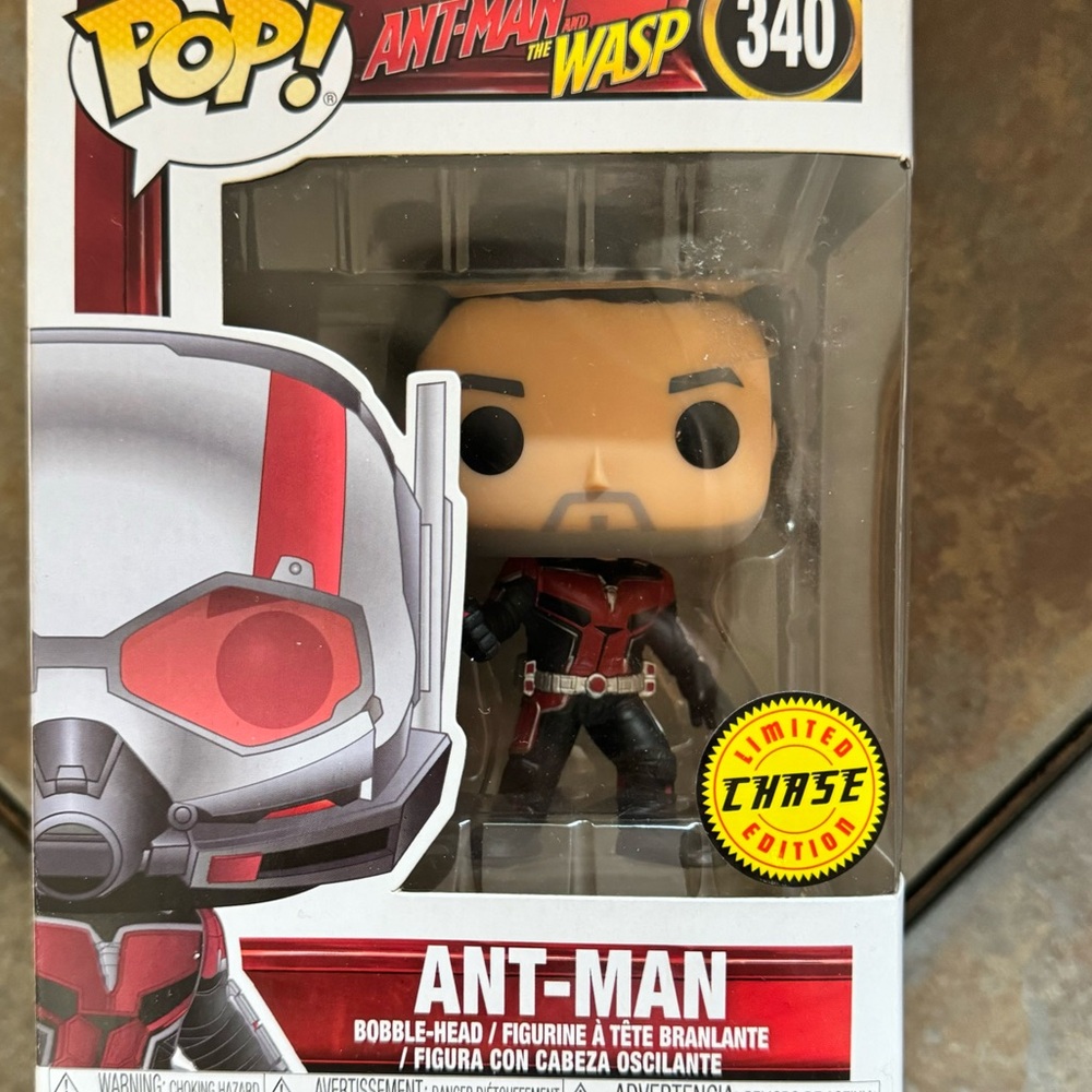 Funko Pop! Marvel Ant-Man (Unmasked) Chase #340 Ant-Man & The‎ Wasp 2018.…